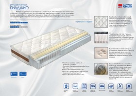 Матрак Биаджио 7 зони усилен 2026