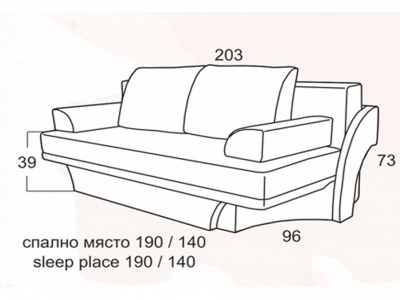 Диван Даная лукс Промо 2025