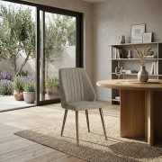 Стол RIVA 2 - light brown / bronze