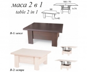 Маса 2 в 1 - 2025 Промо